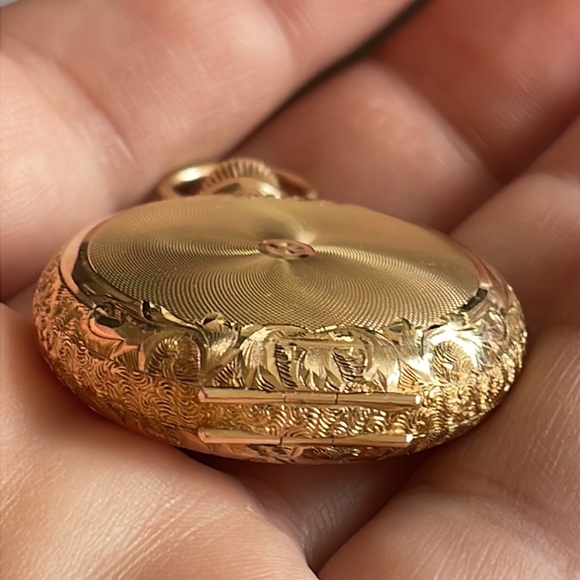 🎉HP🎉 1904 Elgin - 14k Gold Pocket Watch - Picture 9 of 17
